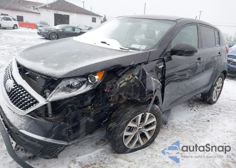 2015 Kia Sportage Lx z USA, uszkodzony, nr VIN KNDPBCAC1F7701259